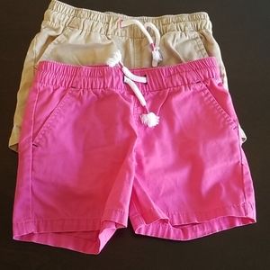 2 pair of baby girl shorts